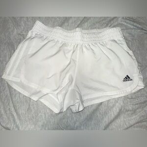 Adidas Women's White Athletic Shorts